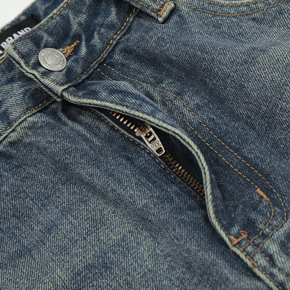 Wasteland Ripped Distressed Jeans     - VONVEX