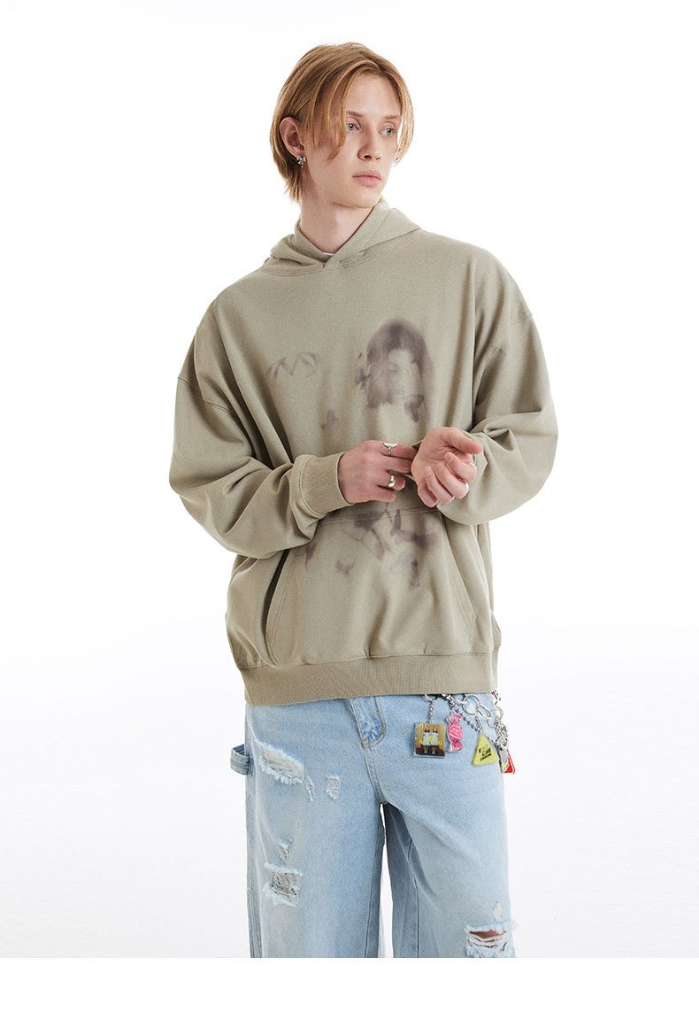 Erased Figure Hoodie     - VONVEX