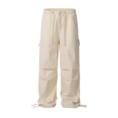 Casual Sport Pleated Pants  Apricot XS  - VONVEX