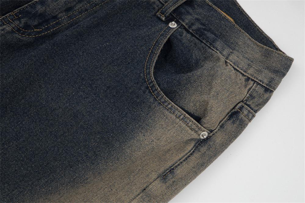 Micro Flared Wide Leg Jeans     - VONVEX