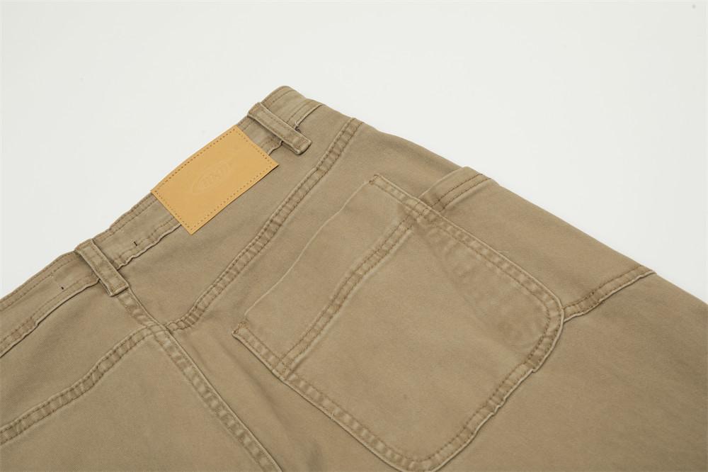 Utility Straight-Leg Cargo Pants     - VONVEX