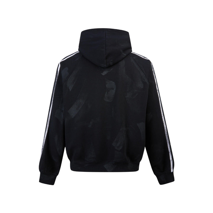 Washed Blackair Hoodie     - VONVEX