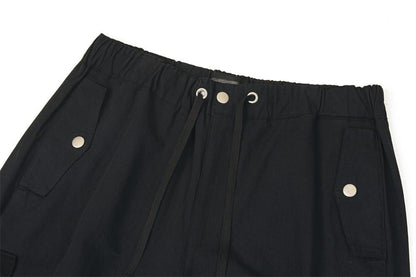 Adventure-Ready Pleated Utility Pants     - VONVEX