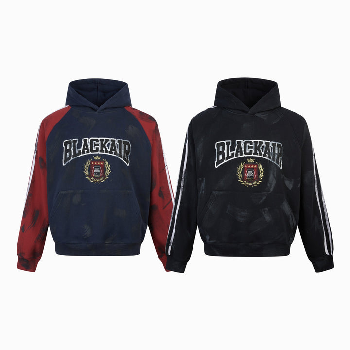 Washed Blackair Hoodie     - VONVEX