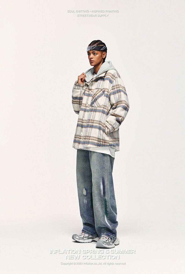 Street Worn Wide Leg Jeans - VONVEX