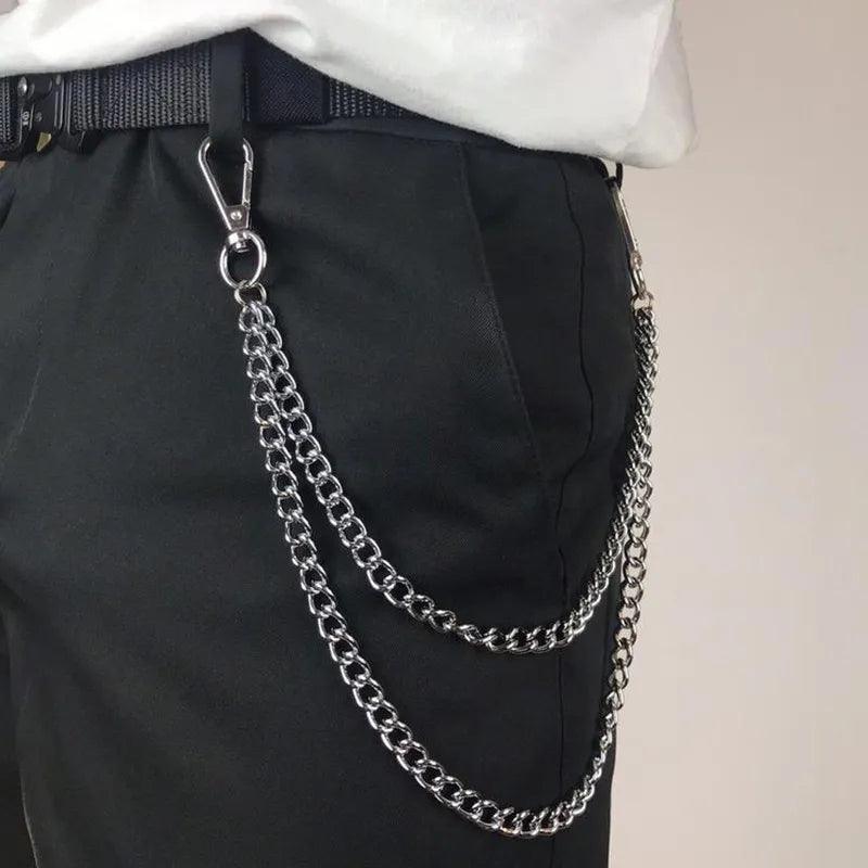 Metal Punk Rock Layered Chains     - VONVEX