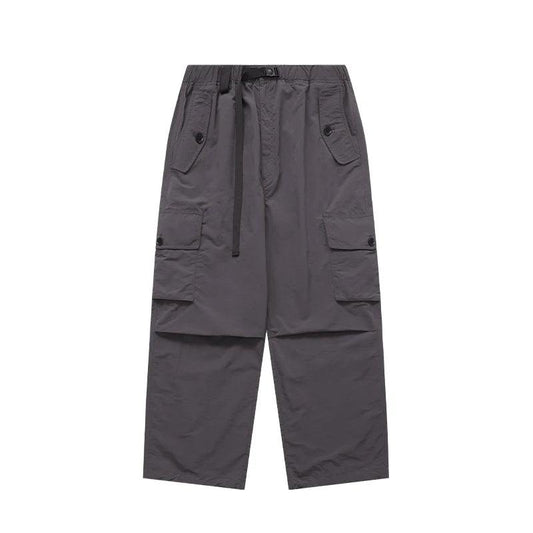 Parachute Multi Pockets Cargo Pant  Dark Grey S  - VONVEX