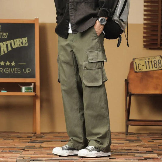 Retro Cargo Multi-Pocket Pant     - VONVEX