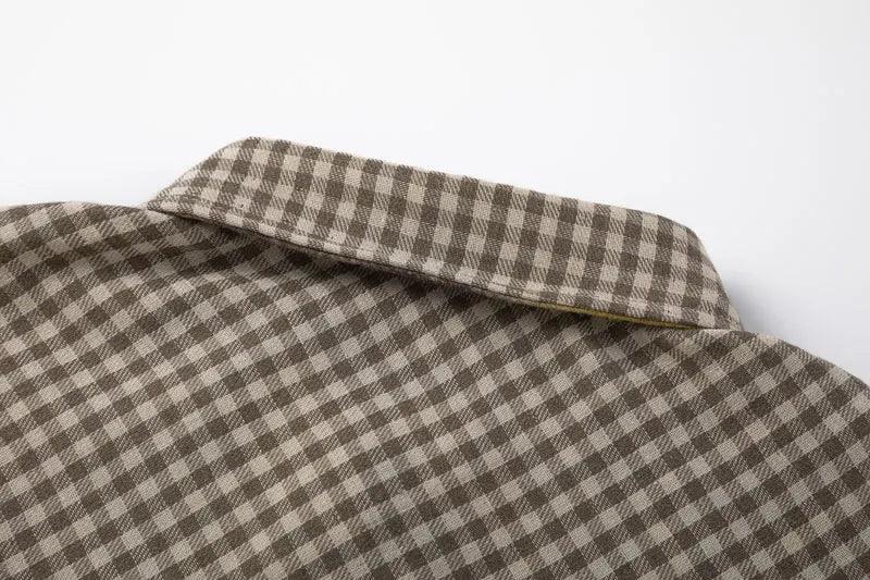 Retro Grapihc Double Side Oversized Shirt     - VONVEX