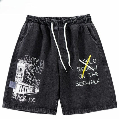 "SOLO SHADOW ON THE SIDEWALK" Cargo Short     - VONVEX
