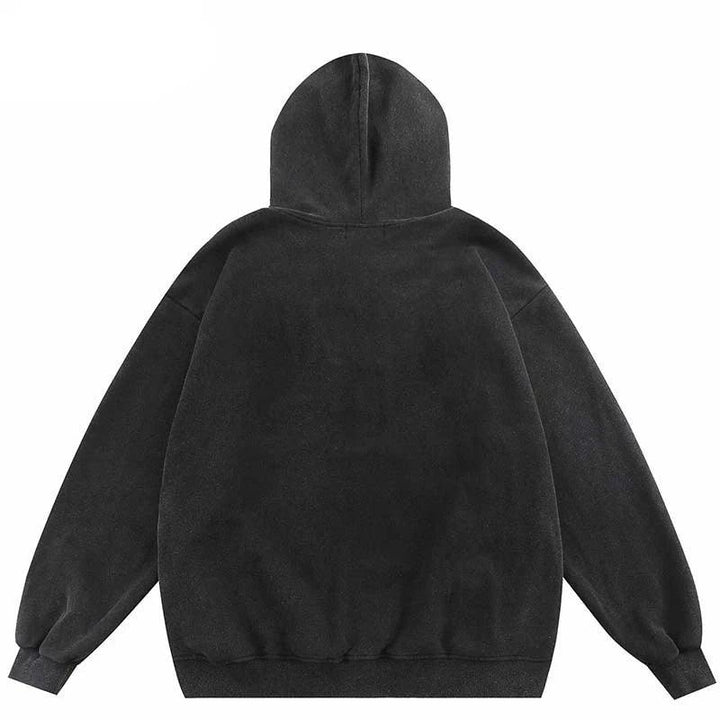 Sunset Sky Graphic Oversized Hoodie     - VONVEX