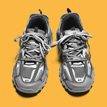 Trendy Casual Chunky Sneaker  Gray 36  - VONVEX
