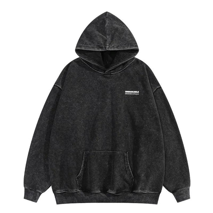 UNSHAKABLE Gothic Style Graphic Hoodie     - VONVEX