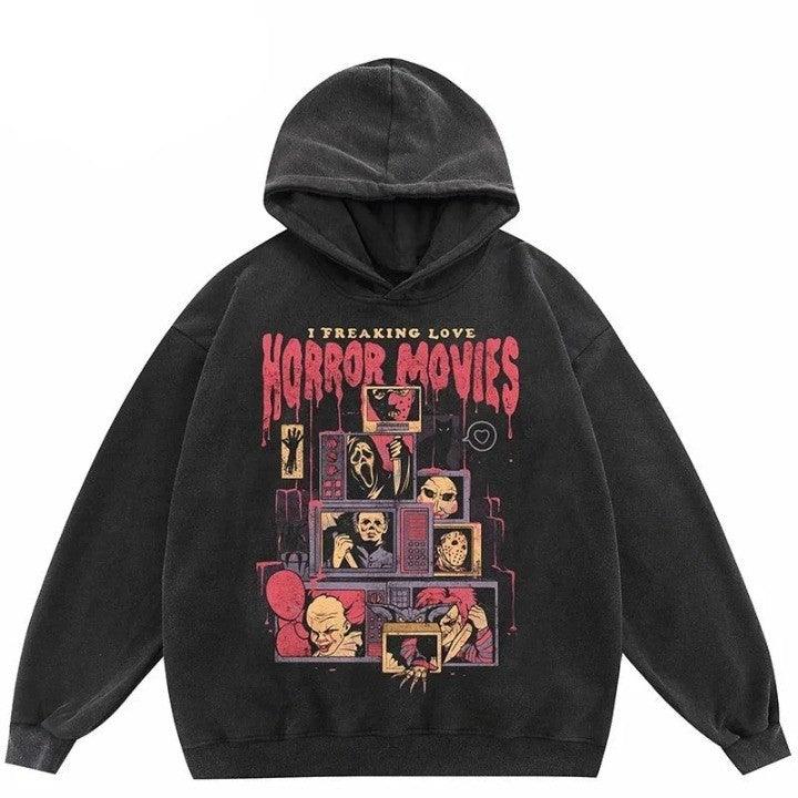 Horror Scenes Hoodies  Style-2 S  - VONVEX
