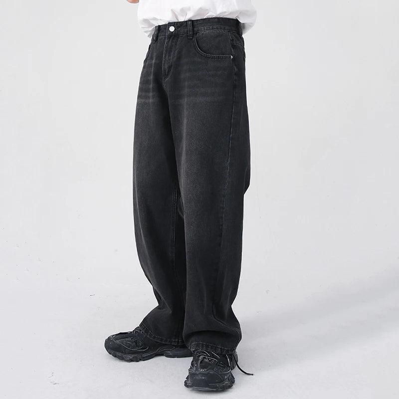 Vintage Straight Wide Leg Pant     - VONVEX