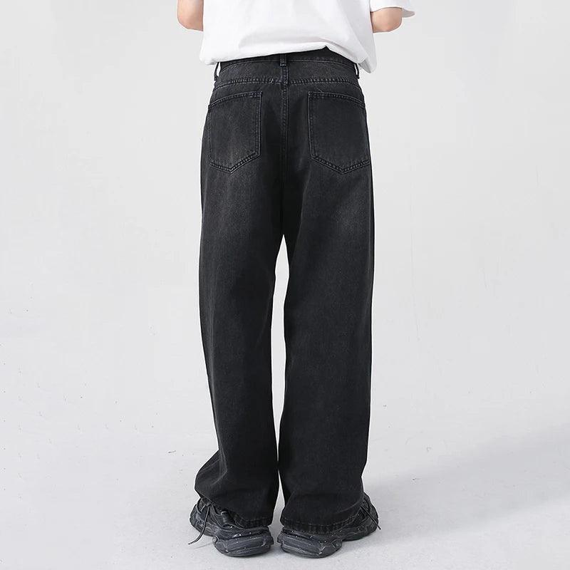 Vintage Straight Wide Leg Pant     - VONVEX