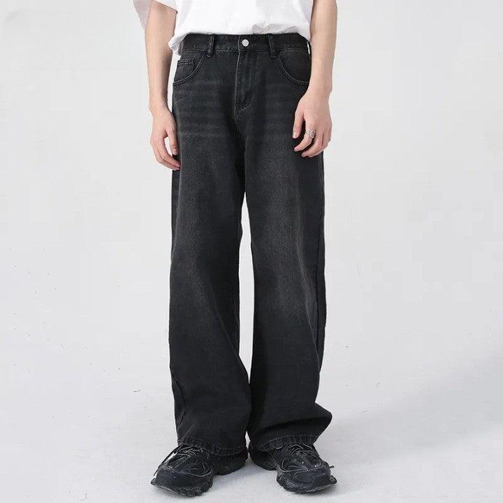 Vintage Straight Wide Leg Pant     - VONVEX