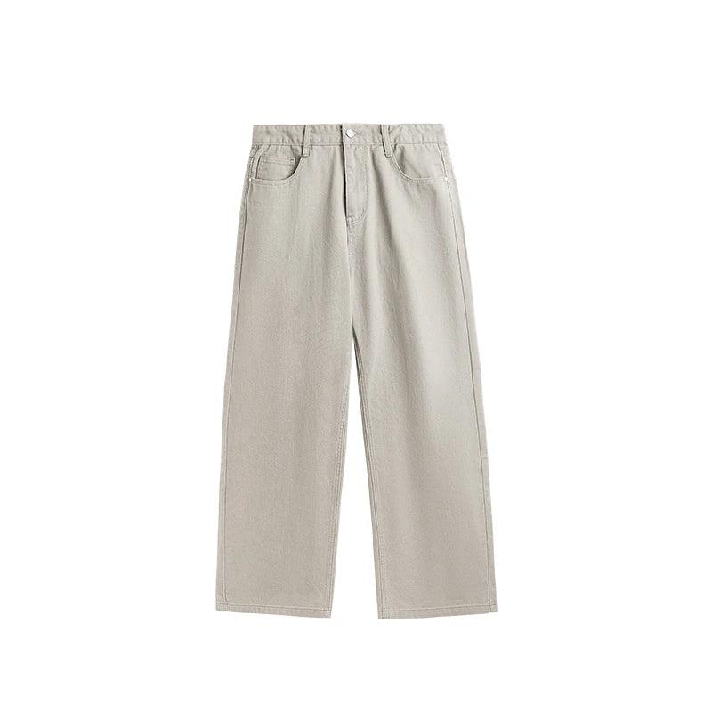 Vintage Wide Leg Jeans bottom Light gray S  - VONVEX