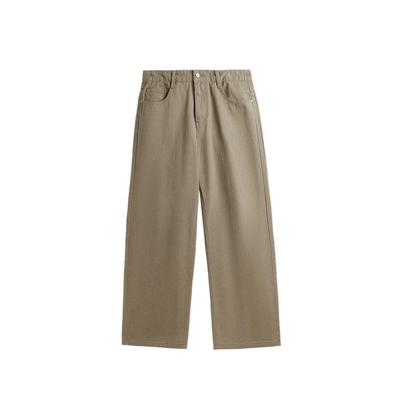 Vintage Wide Leg Jeans bottom Sand S  - VONVEX