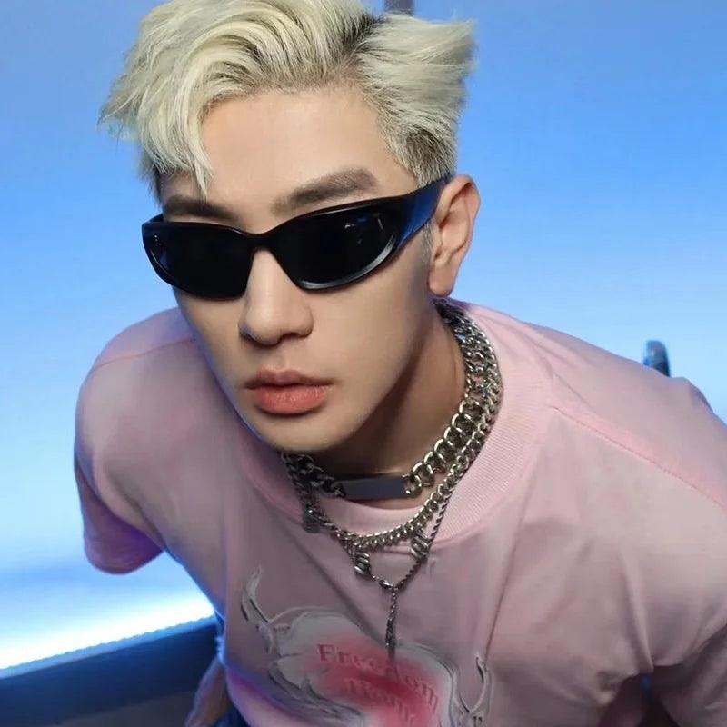 Y2K Luxury Punk Sport Sunglass     - VONVEX