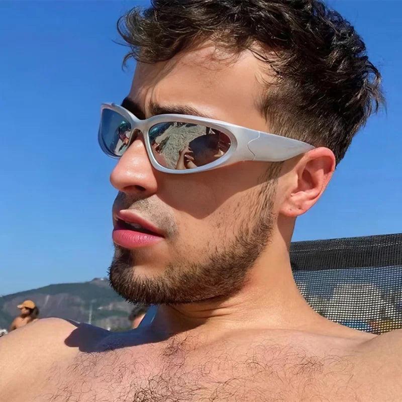 Y2K Luxury Punk Sport Sunglass     - VONVEX