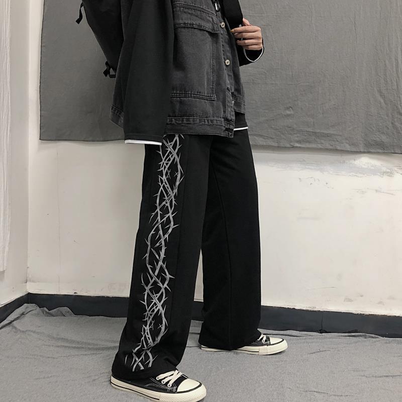 Y2k Oversize Wide Pants     - VONVEX