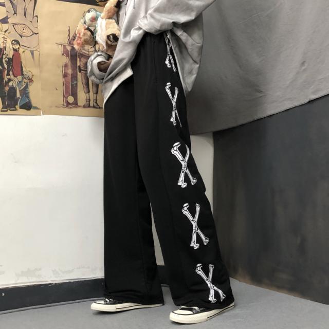 Y2k Oversize Wide Pants     - VONVEX