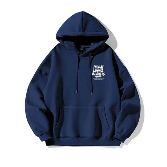 Y2K The Cat Looks Beauty Hoodie     - VONVEX