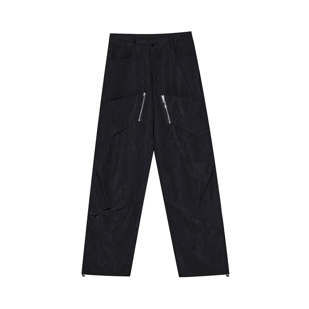 Zipper Lightweight Pant  M Black  - VONVEX