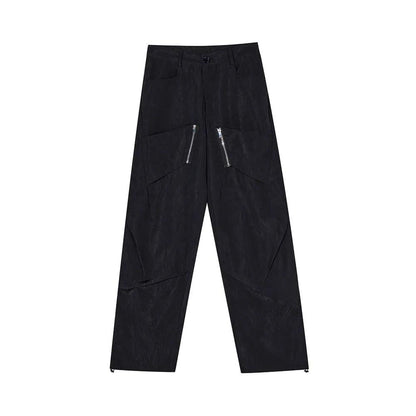 Zipper Lightweight Pant  M Black  - VONVEX