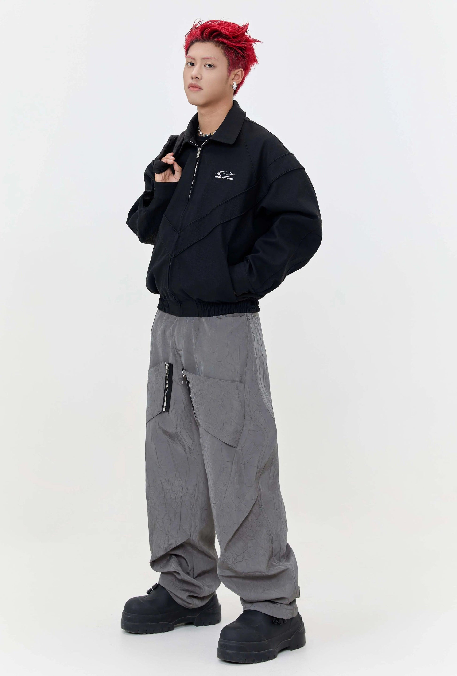 Zipper Lightweight Pant     - VONVEX