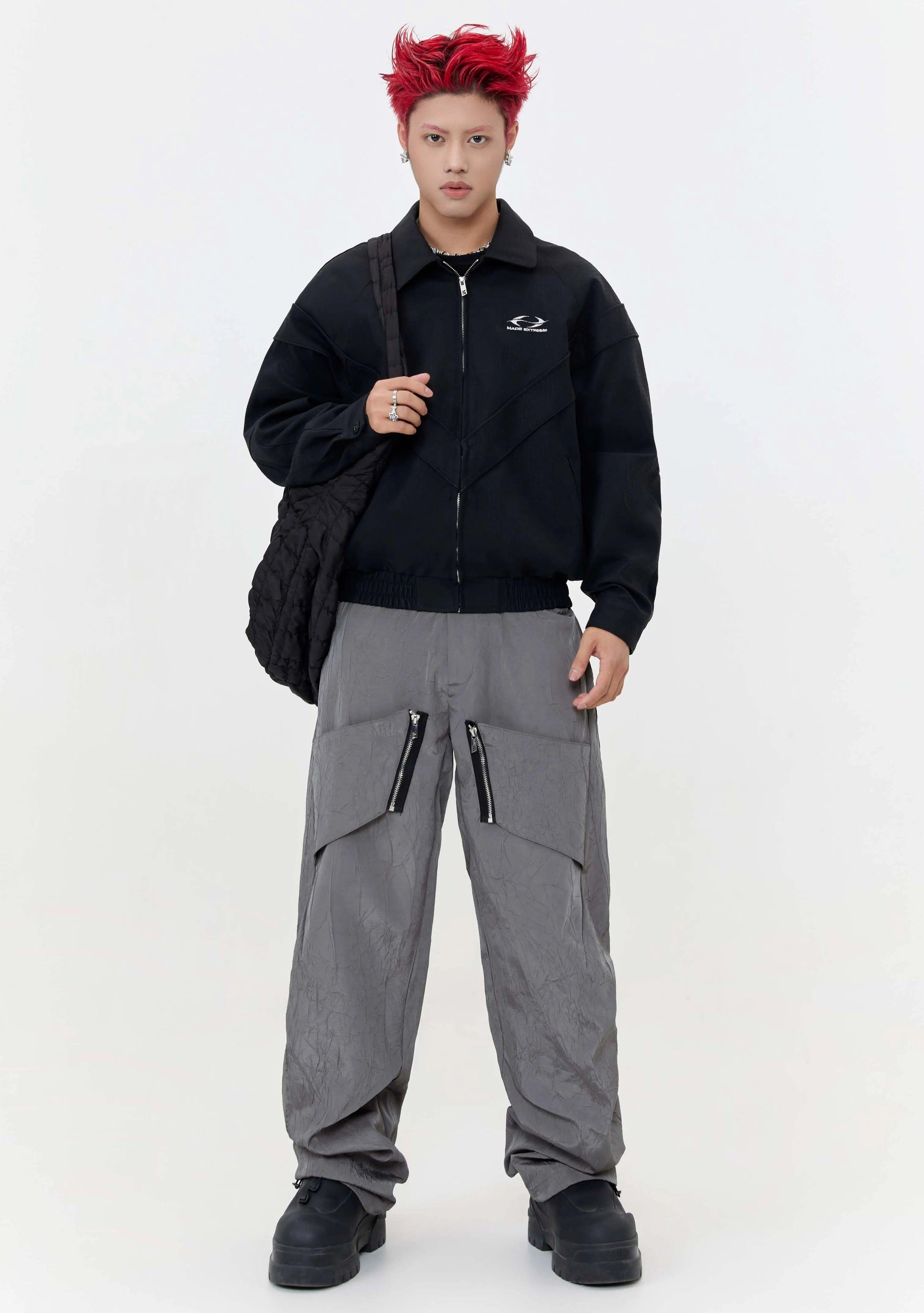 Zipper Lightweight Pant     - VONVEX