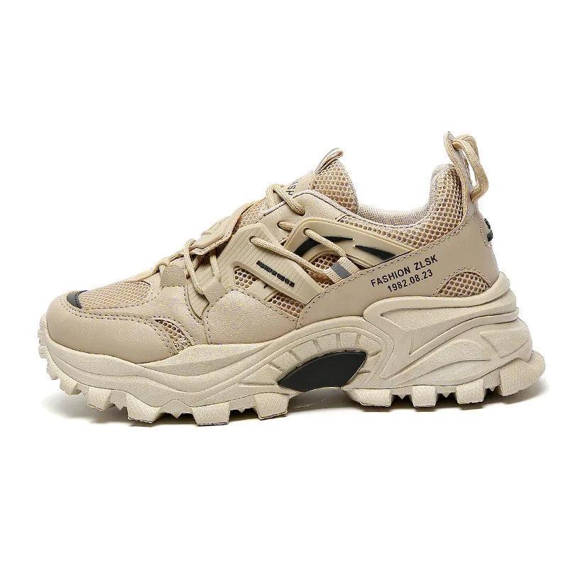 Damping Sports Sneakers  ZL21-Khaki 39  - VONVEX