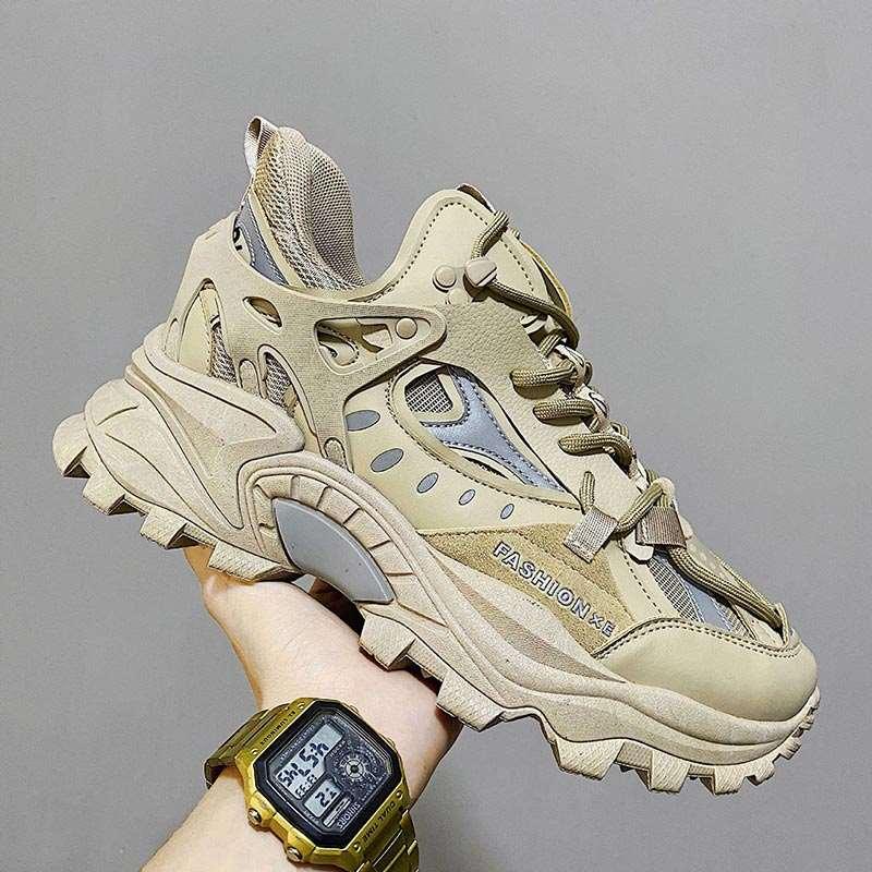 Damping Sports Sneakers  ZL07-Khaki 39  - VONVEX