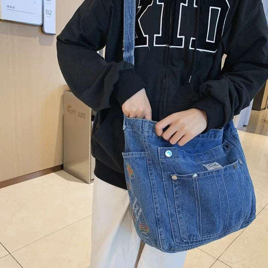 Denim Tote Bag bags    - VONVEX