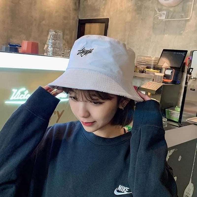 Double-sided Fishing Y2K Hat hat    - VONVEX