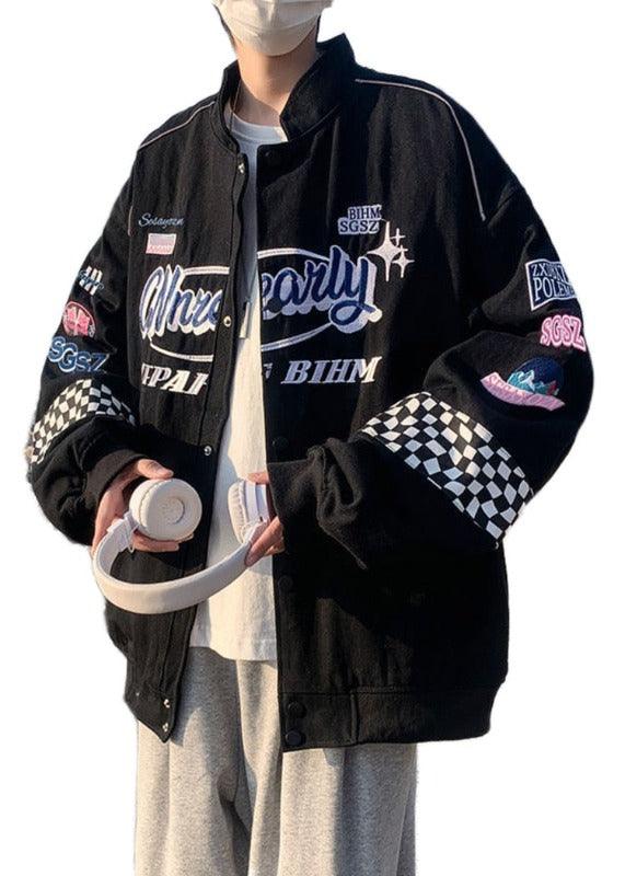 Embroidery Y2K Jacket jacket    - VONVEX