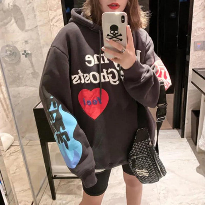 Lucky Me I See Ghosts Hoodie     - VONVEX