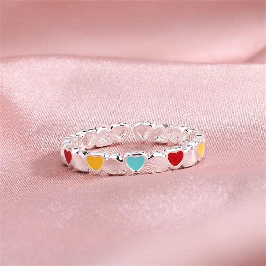 Harajuku Y2K Black Star Rings rings 4   - VONVEX