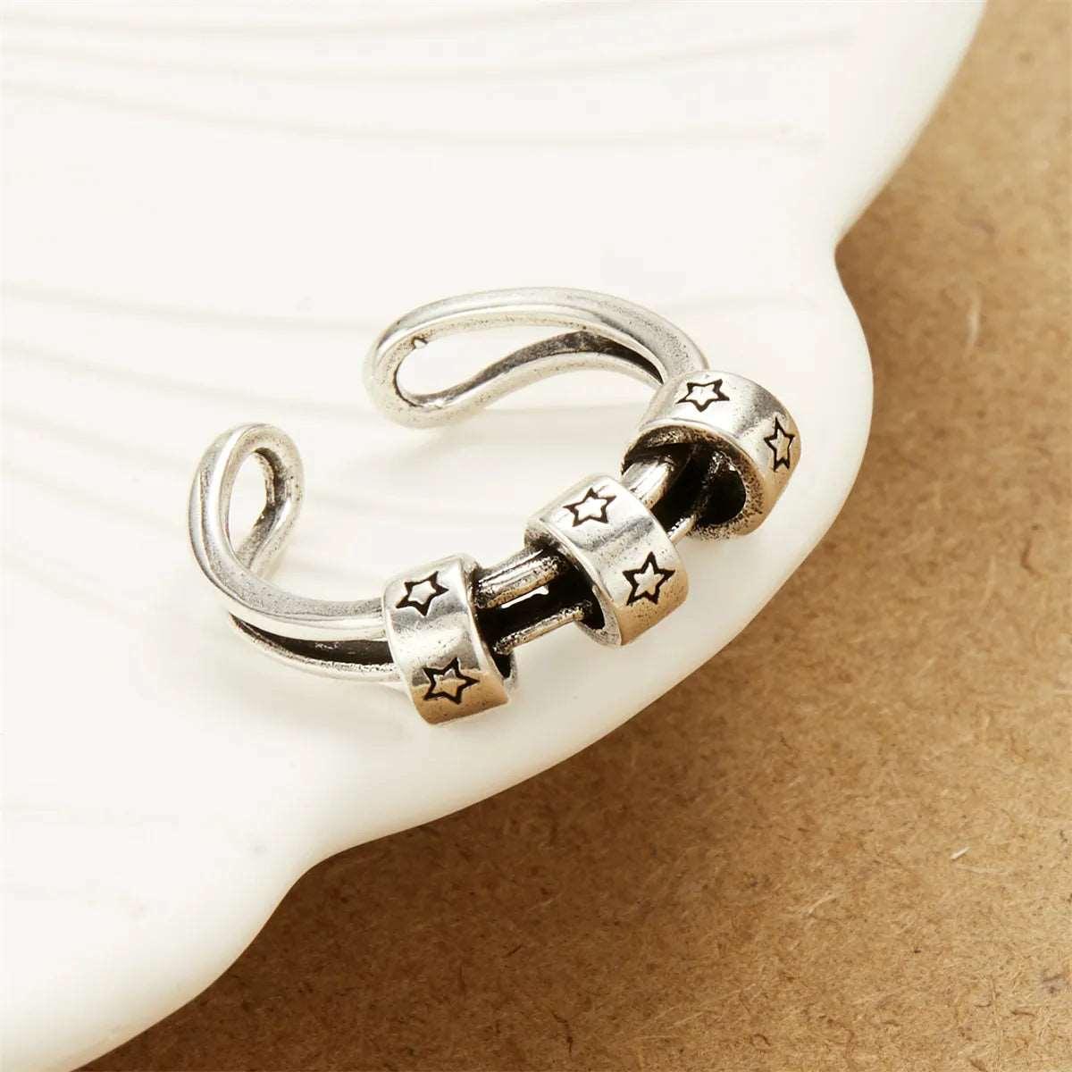 Harajuku Y2K Black Star Rings rings    - VONVEX