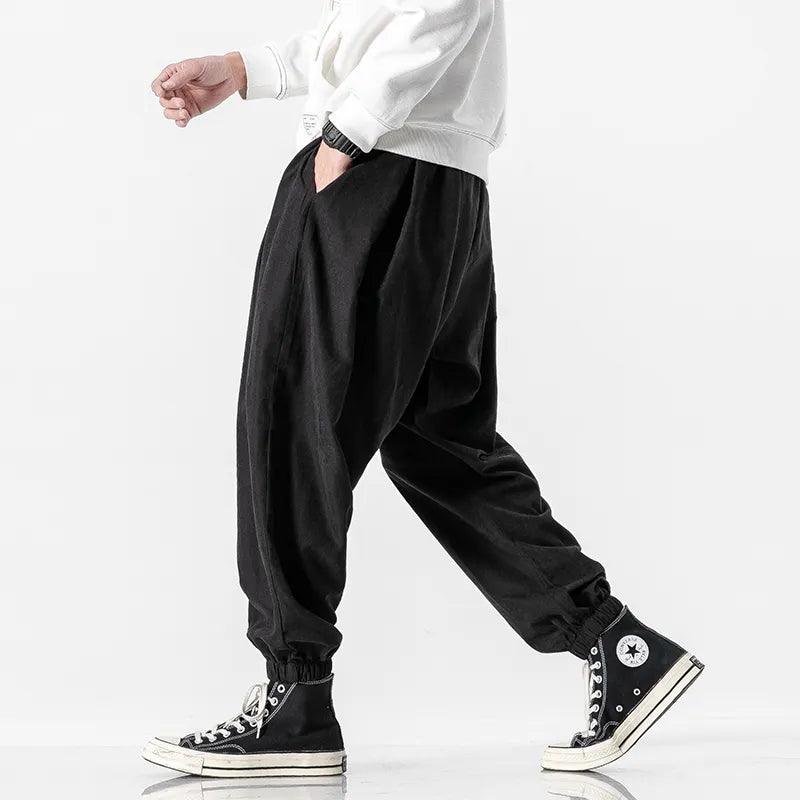Jogger Harem Casual Pants     - VONVEX