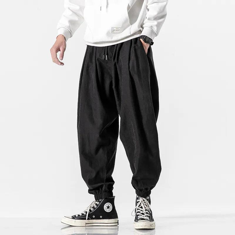 Jogger Harem Casual Pants  Black 5XL  - VONVEX