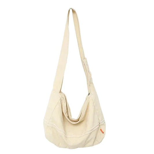 Messenger Bag bag Beige 32cm x13cm x26cm  - VONVEX