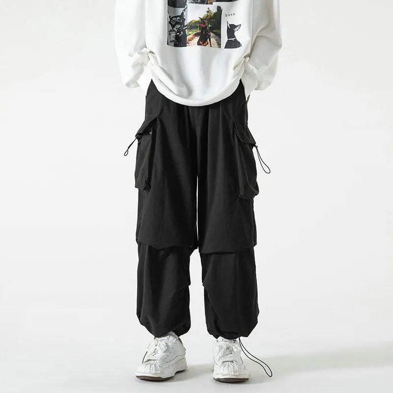 Retro Fashion Cargo Pants     - VONVEX