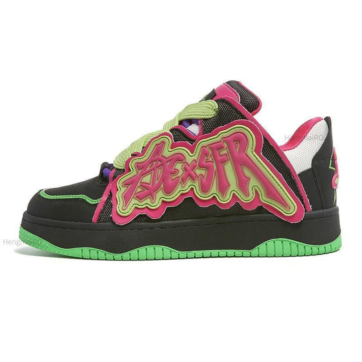 Y2K Street Skating Shoe  pink 36  - VONVEX