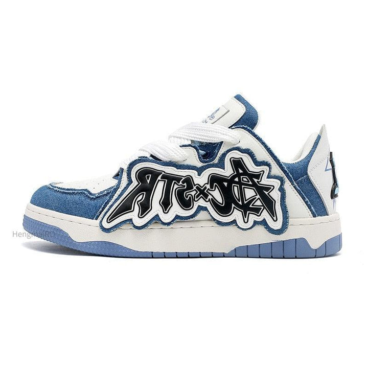 Y2K Street Skating Shoe  blue 36  - VONVEX