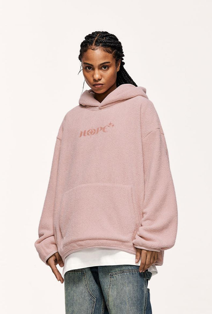 Y2K "Hope" Fleece Hoodie     - VONVEX