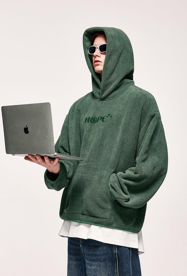 Y2K "Hope" Fleece Hoodie     - VONVEX