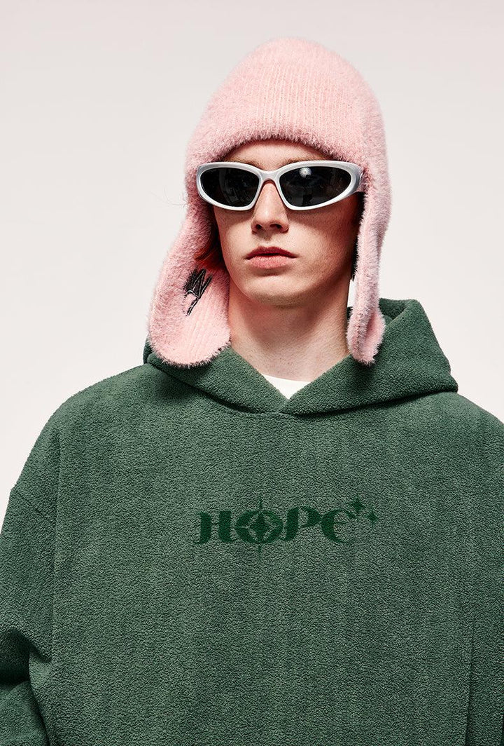Y2K "Hope" Fleece Hoodie     - VONVEX