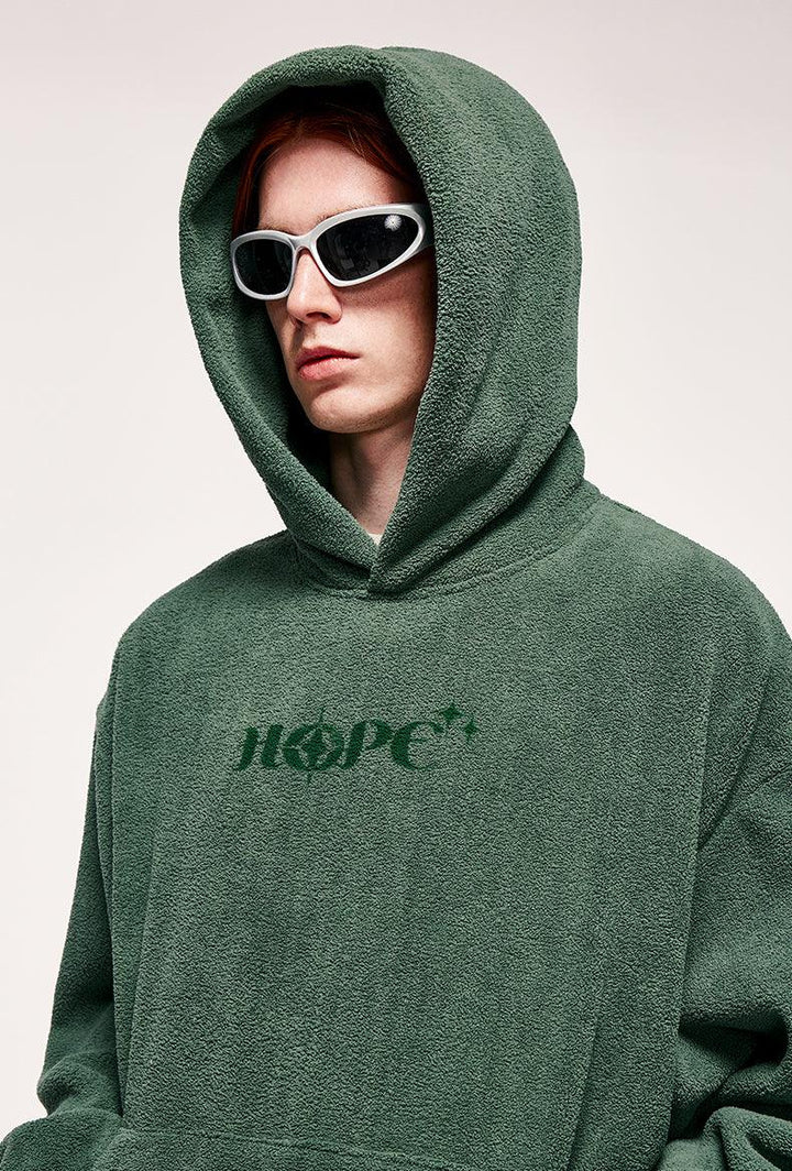 Y2K "Hope" Fleece Hoodie     - VONVEX